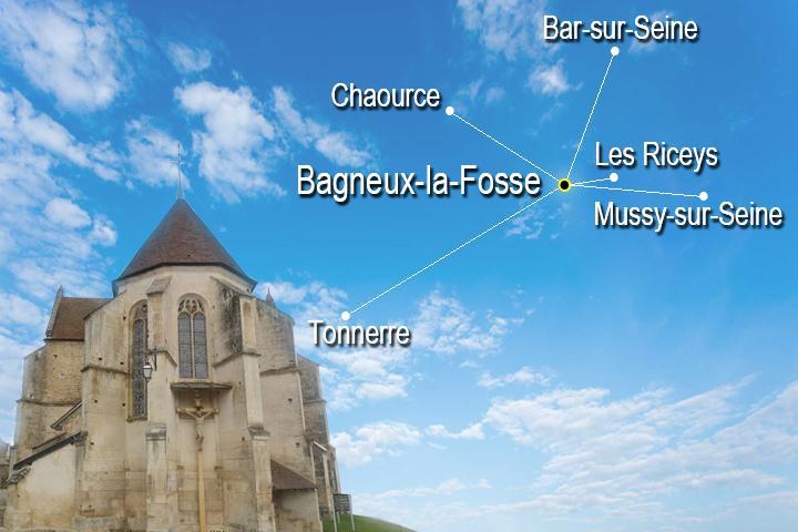 Bagneux-la-Fosse dans son environnement